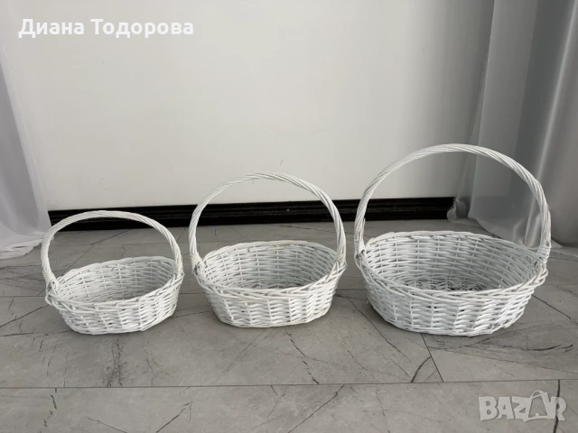 Ратанови кошници - комплект