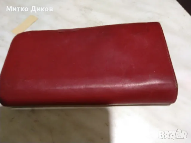 портмоне марково на Петек естествена кожа 190х102мм отлично, снимка 4 - Портфейли, портмонета - 49796216