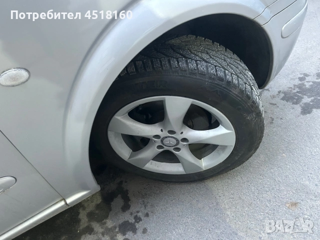 Джанти Мерцедес 17 със зимни гуми, снимка 2 - Гуми и джанти - 53529918