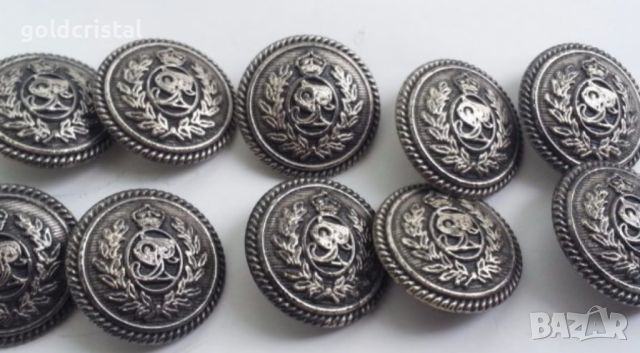 Стари метални  копчета, снимка 1 - Антикварни и старинни предмети - 15271482