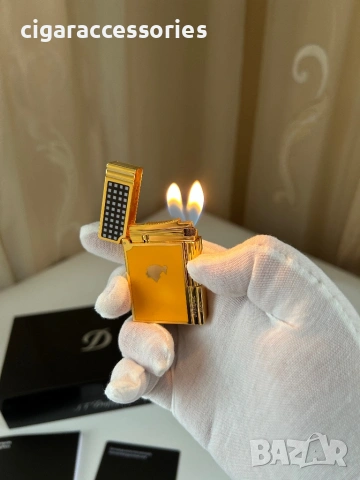 Запалка S.T. Dupont Cohiba Gatsby (2003) – 2 пламъка | Пълен комплект, снимка 5 - Запалки - 53399215
