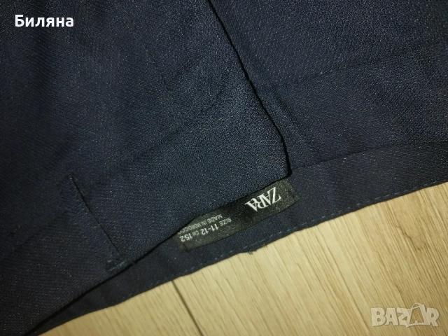 Тъмносин панталон ZARA, снимка 2 - Детски панталони и дънки - 51554143