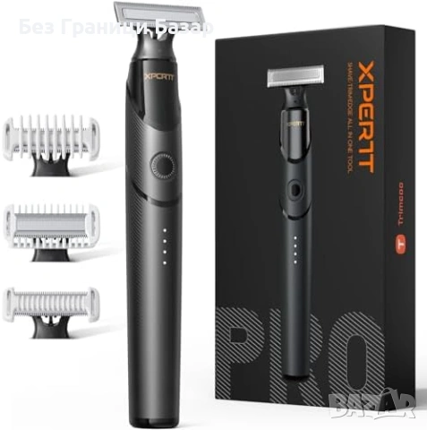 Нов мъжки Водоустойчив тример за тяло и слабини, 120мин, магнитна глава