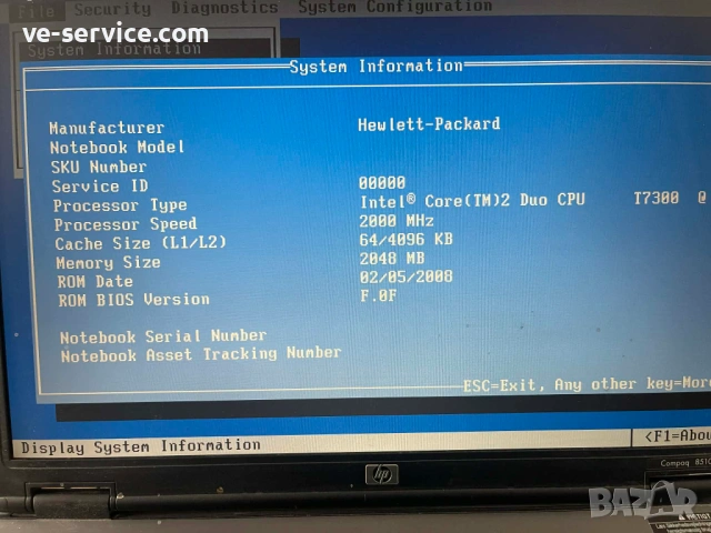 Лаптоп HP Compaq 8510p / последният истински Compaq, снимка 3 - Лаптопи за дома - 53581563