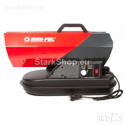 Професионален Дизелов Калорифер MAR-POL, 30 kW, 550 м³/час, 12 литра, LCD Дисплей, Термостат и Регул, снимка 5 - Други инструменти - 50273493
