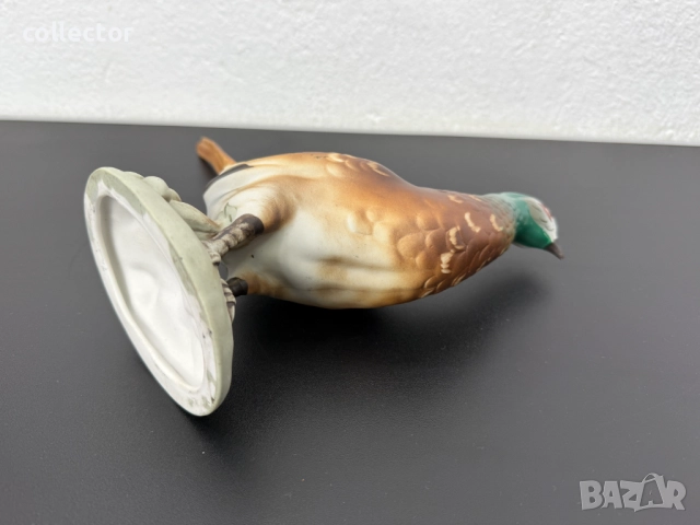 Порцеланов фазан на Royal Dux. №7492, снимка 9 - Колекции - 52062947
