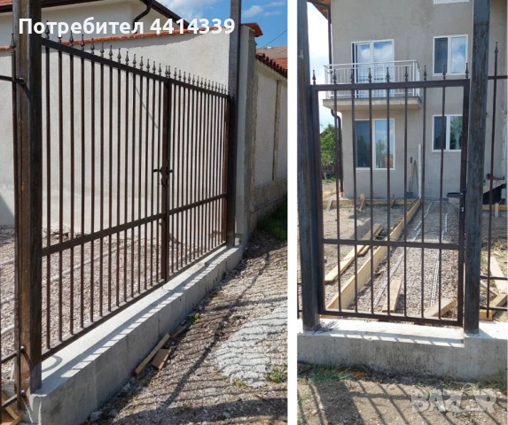 Метални дворни врати и огради, снимка 6 - Ремонти на къщи - 50897494