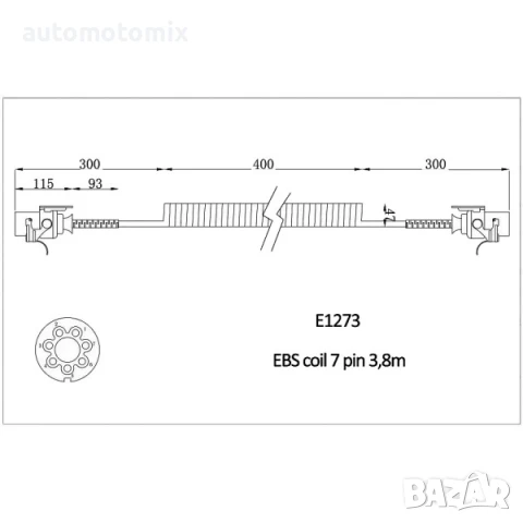Кабел за камион, ремарке за ABS / EBS 24V 7 пина, снимка 2 - Аксесоари и консумативи - 51126315