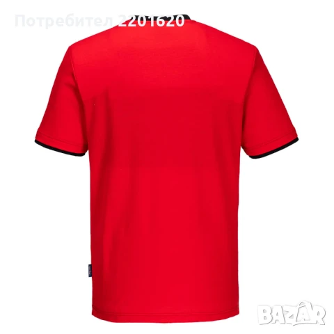 Тениска охлаждаща Interlock - RED, снимка 2 - Тениски - 51383227