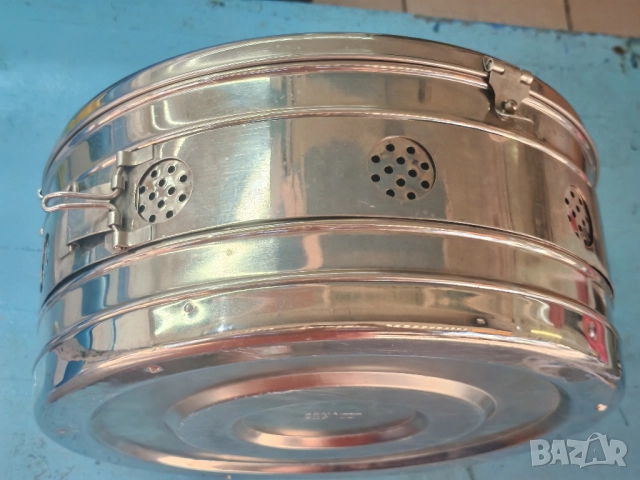 Медицински барабан за стерилизация ЗЕМА 320 мм. , снимка 11 - Лаборатория - 51721795