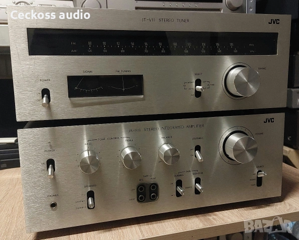 Сет усилвател и тунер JVC, снимка 2 - Ресийвъри, усилватели, смесителни пултове - 53916592