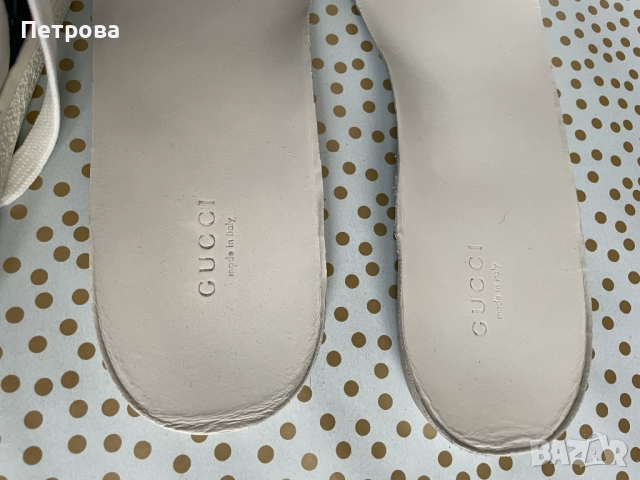 Маратонки Gucci Ace 37.5 (реален размер 38) оригинал, снимка 10 - Маратонки - 48407487