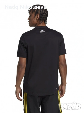 ADIDAS Тениска AEROREADY Workout Silicone Print Linear, снимка 2 - Спортни дрехи, екипи - 53394838