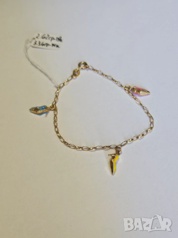 Дамска златна гривна 750/18к 2.62гр 