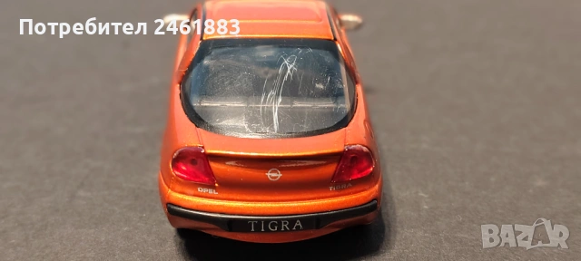 1/43 Schuco метална колекционерска количка Българска Opel Tigra, снимка 3 - Колекции - 54151699
