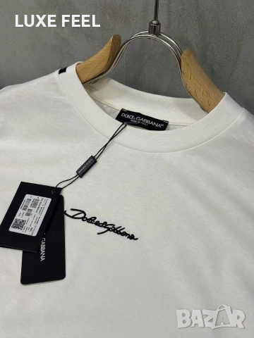 Dolche Gabanna 🔹Мъжка Черна Тениска , снимка 4 - Тениски - 53699455