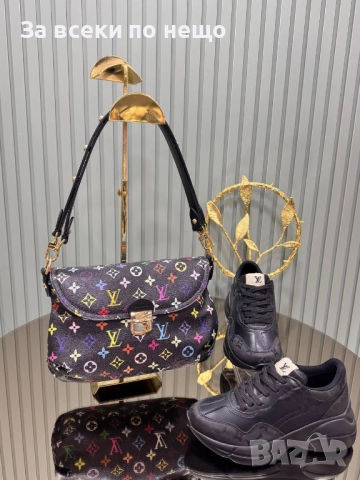 Louis Vuitton Комплект Дамски Маратонки И Дамска Чанта Луис Витон Код SK398, снимка 2 - Маратонки - 52870864