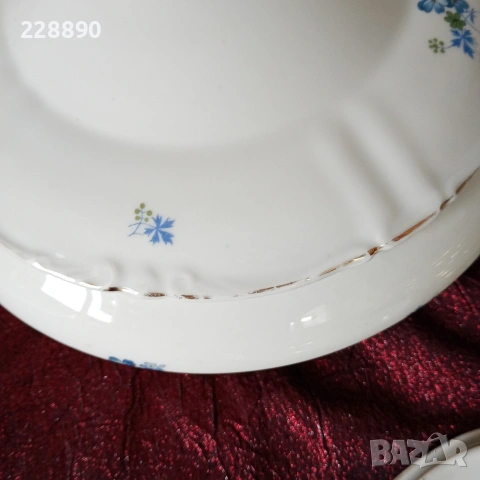 Български порцелан сервиз -35части, снимка 17 - Антикварни и старинни предмети - 53219008