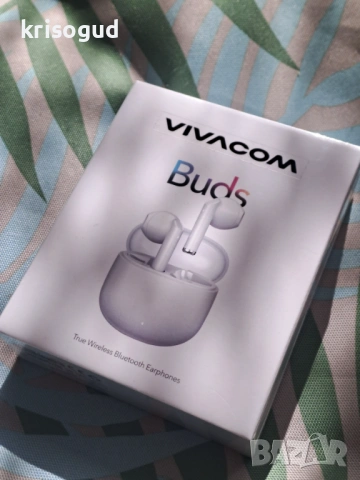 Vivacom Buds безжични bluetooth слушалки, НОВИ неразопаковани,бял цвят, снимка 8 - Bluetooth слушалки - 53657101