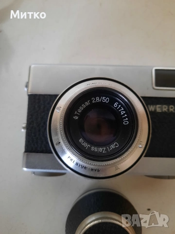 Ретро фотоапарат марка WERRA от 60 те години, снимка 5 - Фотоапарати - 53608502