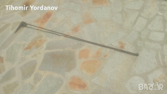 Ръжен за пещ, ковано желязо., снимка 17 - Антикварни и старинни предмети - 53898854