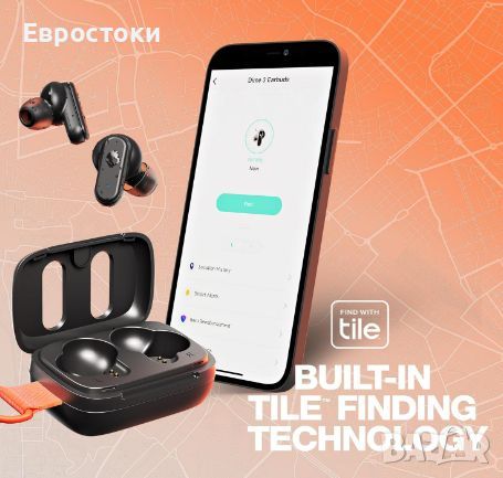 Безжични слушалки Skullcandy Dime 3, цвят: черно. Безжични слушалки Skullcandy Dime 3 , снимка 2 - Безжични слушалки - 46563507