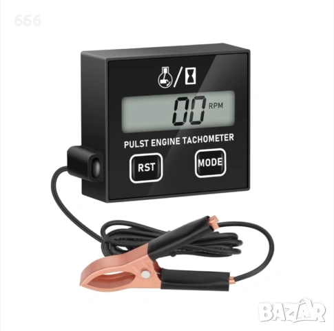 Тахометър и брояч на моточасове