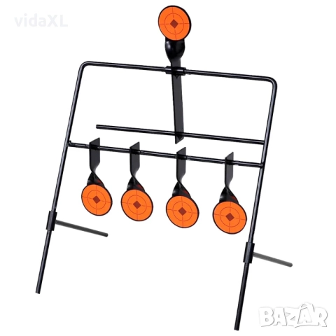vidaXL Автоматична мишена за стрелба с 4 + 1 ротационни цели(SKU:90830)