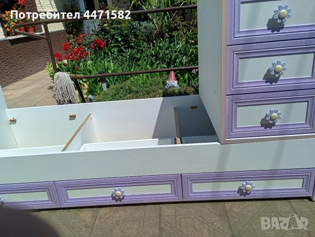 Трансформиращо се легло с люлеещ механизъм. , снимка 2 - Бебешки легла и матраци - 52510147