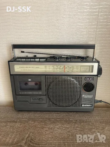 HITACHI TRK-5320E VINTAGE RETRO BOOMBOX Ghetto Blaster радио касетофон, снимка 2 - Радиокасетофони, транзистори - 47007446