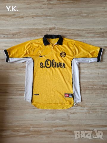 Оригинална мъжка тениска Nike x Borussia 09 Dortmund / Season 98-00 (Home), снимка 1 - Тениски - 46187377