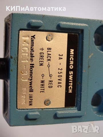 краен изключвател Yamatake Honeywell 14CE1-3J limit switch 3A 250VAC, снимка 2 - Резервни части за машини - 46112891