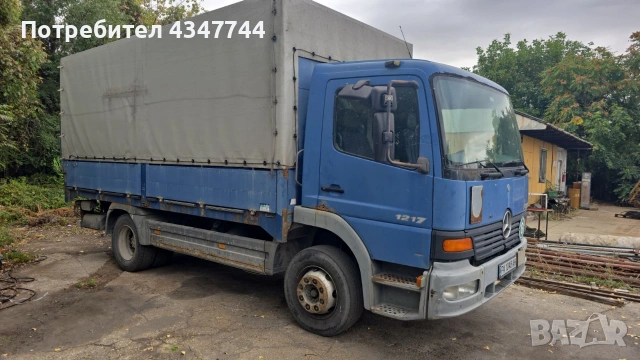 Мерцедес Атего 1217 Бордови , снимка 3 - Камиони - 53581703
