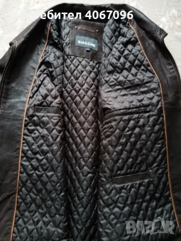 Мъжки кожени якета  BIAGGINI и FLORENCE'S LEATHER - размер XL/XXL, снимка 4 - Якета - 49668442