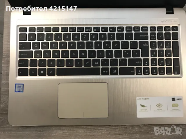 Asus vivobook x540ua i3-7th Gen,256GB(SSD),RAM 4GB-DDR4,15,6", снимка 5 - Лаптопи за работа - 47042687