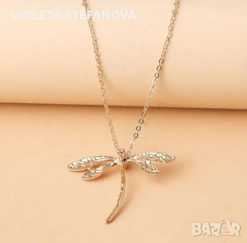 Дамски позлатени колиета от медицинска стомана , снимка 3 - Колиета, медальони, синджири - 53097926