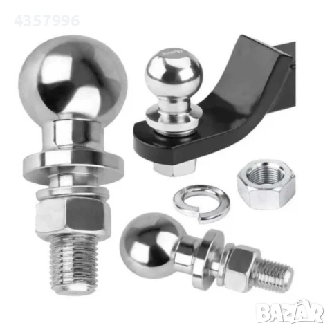 Топка, ябълка за теглич на МПС, Ф50мм, снимка 2 - Аксесоари и консумативи - 51282143