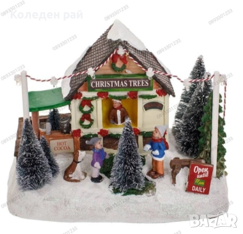 Светещо и музикално коледно селце, снимка 2 - Коледни подаръци - 52337292