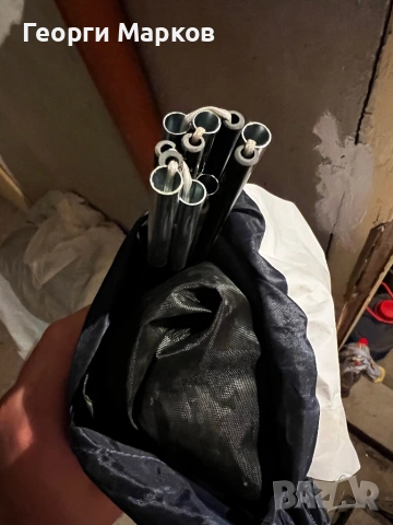 Двуместна палатка 200/140/105 см, 10 евро., снимка 3 - Други стоки за дома - 54222437