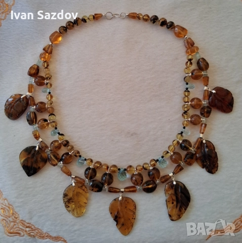 Кехлибарено колие ✨️ГОРСКА ПРИНЦЕСА✨️, снимка 3 - Колиета, медальони, синджири - 52224798