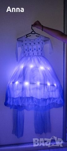 Светеща рокля на принцеса Елза 3,4,5,6г