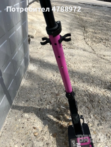 Тротинетка Randevous черно/розово, снимка 5 - Скутери и тротинетки - 54105331
