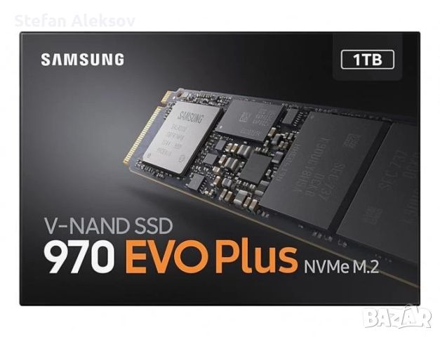 SSD 1 TB Samsung SSD 970 EVO Plus 1 TB M.2, PCIe Gen 3.0 x, снимка 1 - Други - 45996414