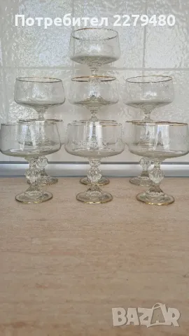 Стъклени чаши 10 броя, снимка 3 - Чаши - 50031128