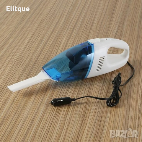 🚗🧹 Преносима мини автомобилна прахосмукачка – сухо и мокро почистване 🧹🚗