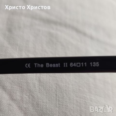 Мъжки луксозни слънчеви очила Chrome Hearts The Beast 2 64/11 135, снимка 8 - Слънчеви и диоптрични очила - 45566557