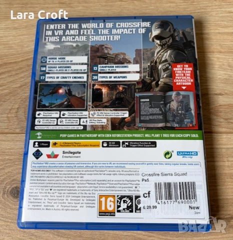 Crossfire Sierra Squad - Sony PlayStation 5 PS5 Game PSVR, снимка 3 - Игри за PlayStation - 53718854