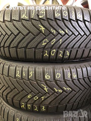 Гуми 215/60/16 Michelin 3имни 4 броя Дот 22 23, снимка 2 - Гуми и джанти - 46277248