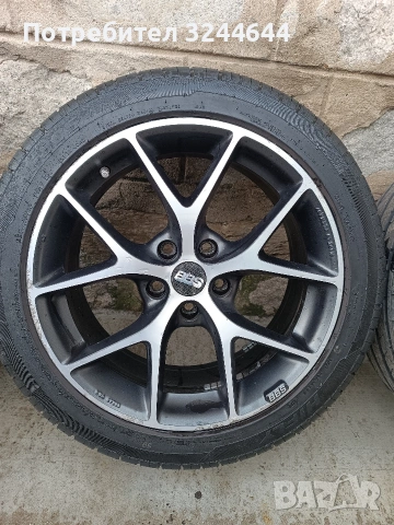 Алуминиеви джанти 18 5х115 Опел BBS с летни гуми 235/45/18, снимка 6 - Гуми и джанти - 54180783