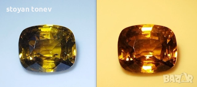 Отличен премиум александрит 1.52 карата от Шри Ланка! Сертификат!, снимка 2 - Други - 54185661